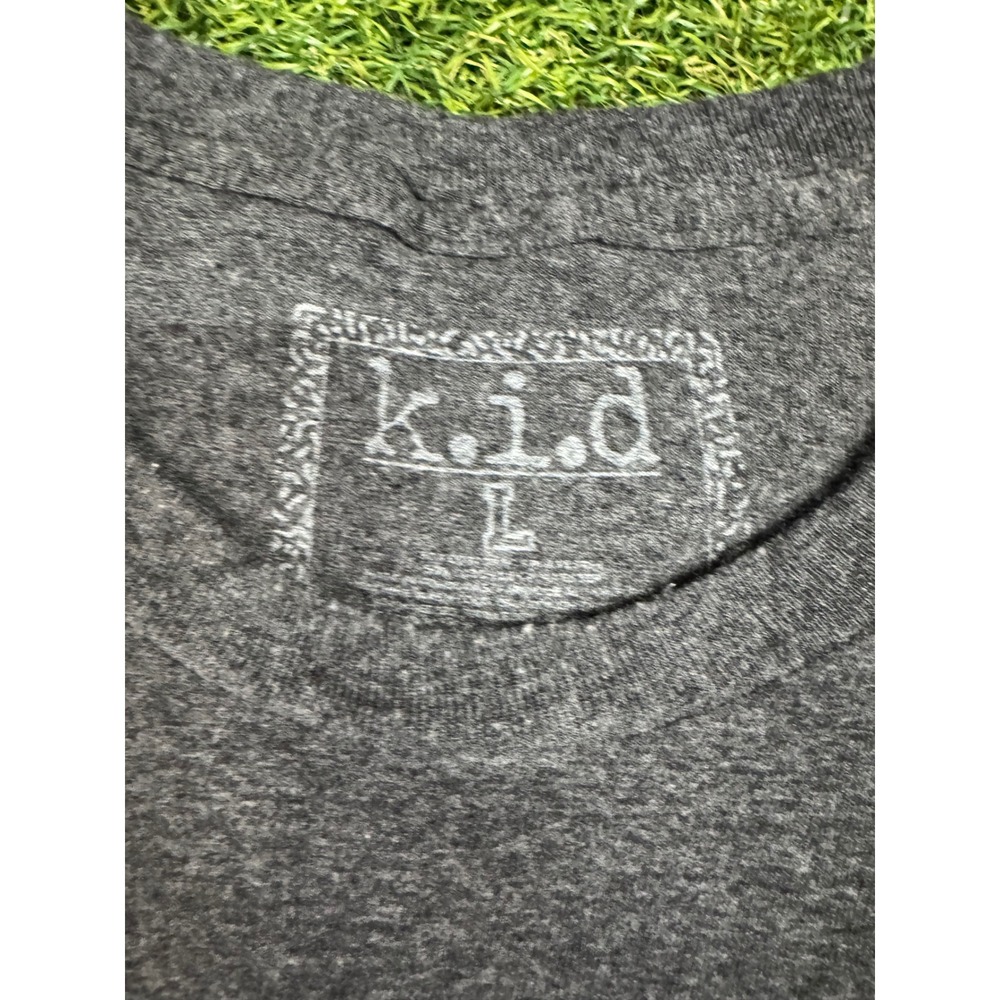 Sunday Funday Graphic T-Shirt Mens Large Charcoal Gray Heather Crewneck‎ - Picture 4 of 5
